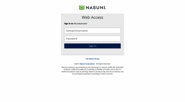 kin.nasuni.com