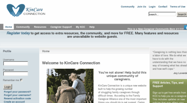 kincareconnection.com