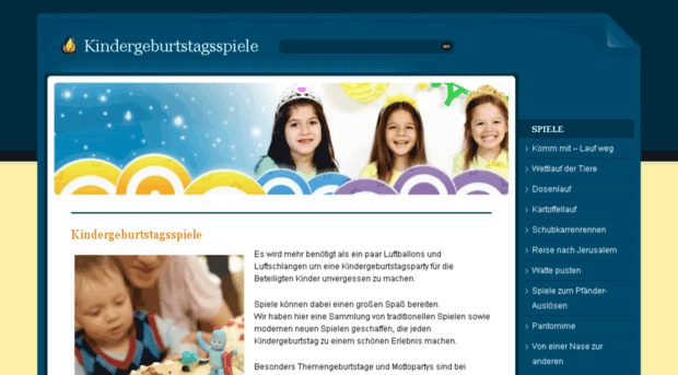 kindergeburtstagsspiele.com