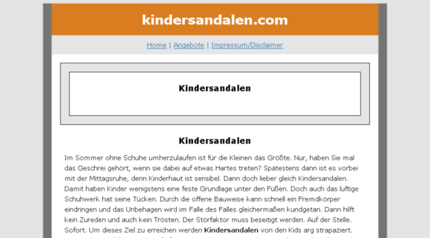 kindersandalen.com