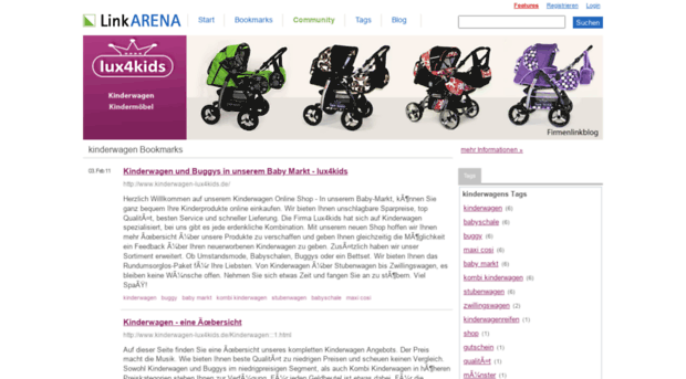 kinderwagen.linkarena.com