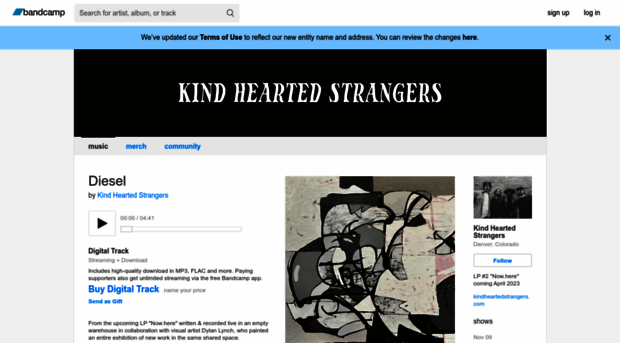 kindheartedstrangers.bandcamp.com