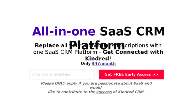 kindredcrm.com