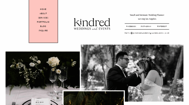 kindredweddingsandevents.com