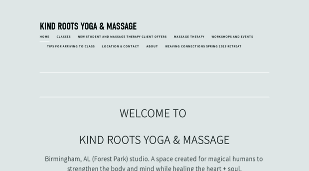 kindrootsyoga.com