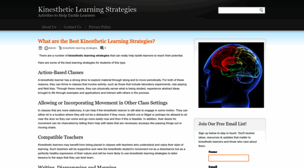 kinestheticlearningstrategies.com