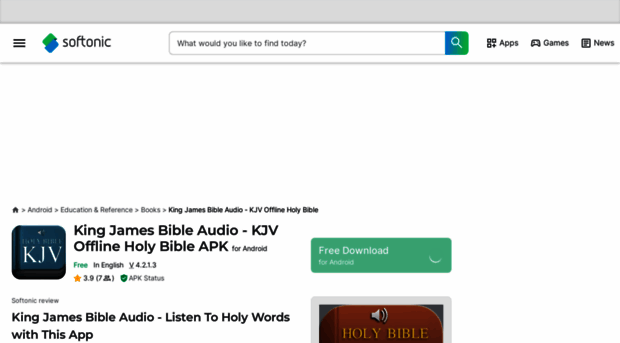king-james-bible-audio-kjv-offline-holy-bible.en.softonic.com