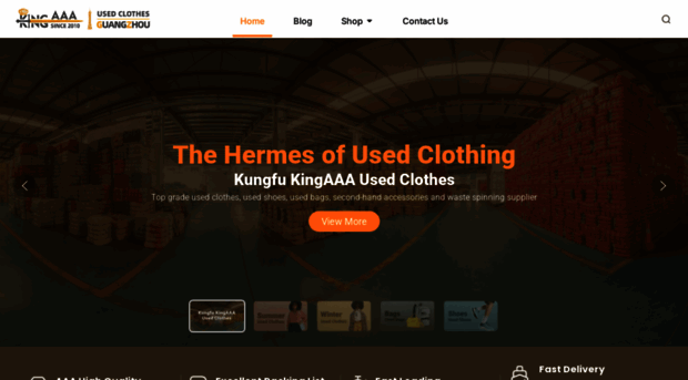 kingaaausedclothes.com