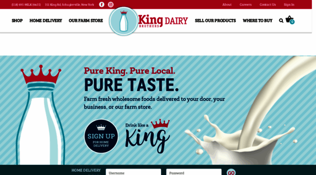 kingbrothersdairy.com