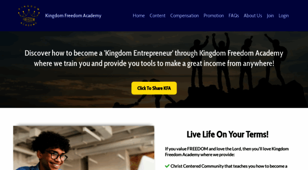 kingdomfreedomacademy.com