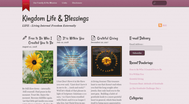 kingdomlifeandblessings.com