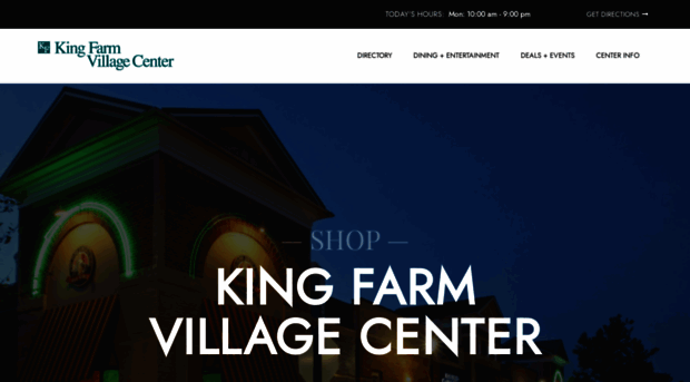 kingfarmvillagecenter.com