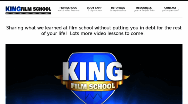 kingfilmschool.com