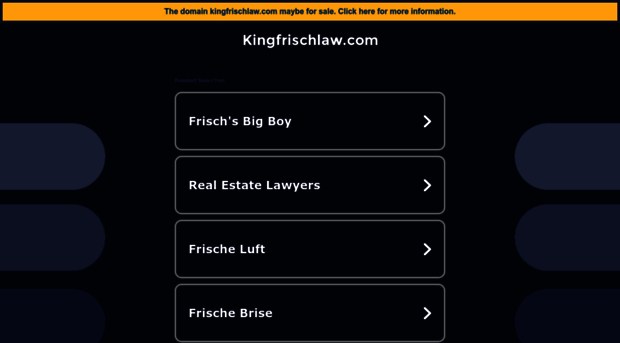 kingfrischlaw.com