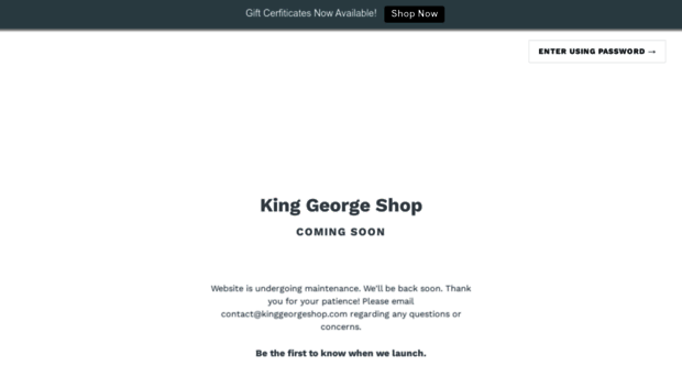 kinggeorgeshop.com