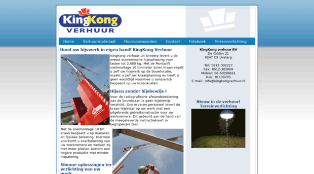 kingkongverhuur.nl