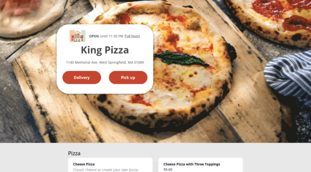 kingpizzadelivery.com