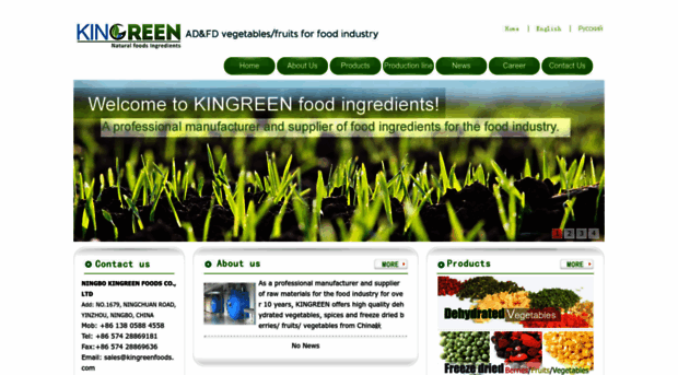 kingreenfoods.com