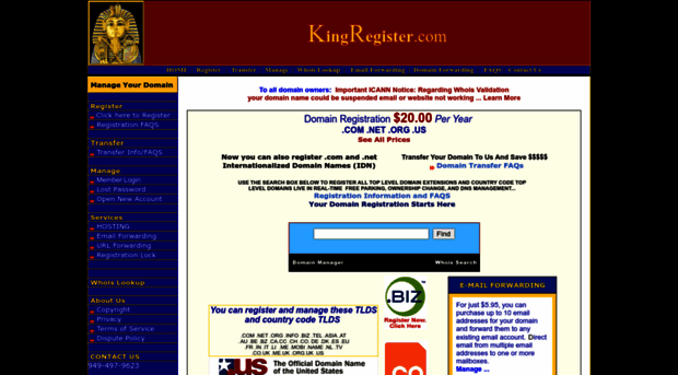 kingregister.com