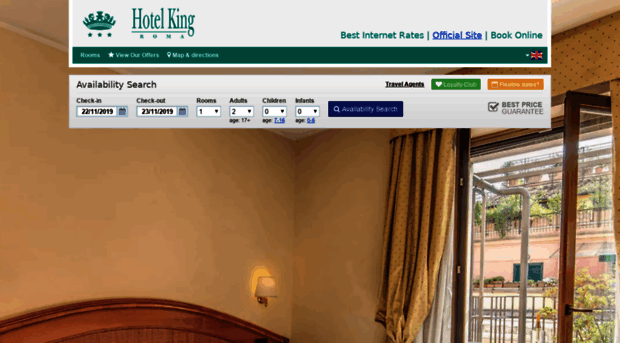 kingromehotel.reserve-online.net