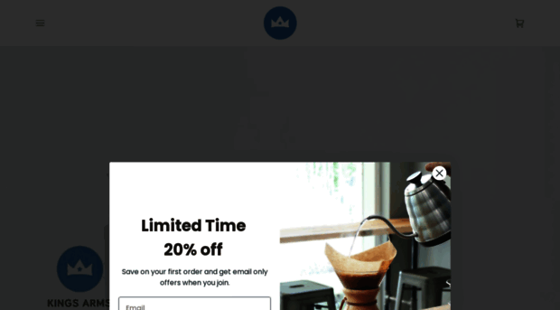 kingsarmscoffee.com