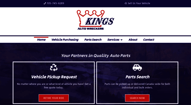 kingsautorecycling.com