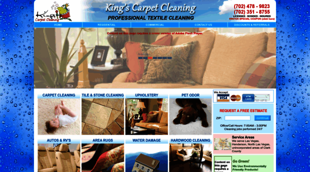 kingscarpetcleaninglv.com