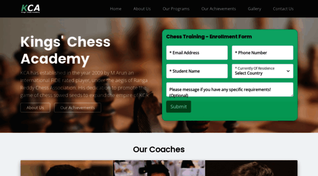 kingschessacademy.com