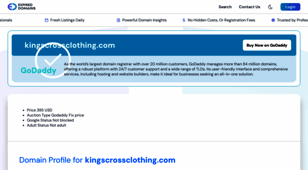 kingscrossclothing.com
