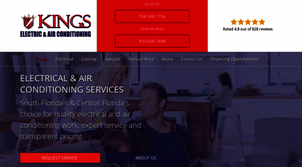 kingselectricians.com