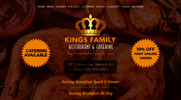 kingsfamilyrestaurant.net