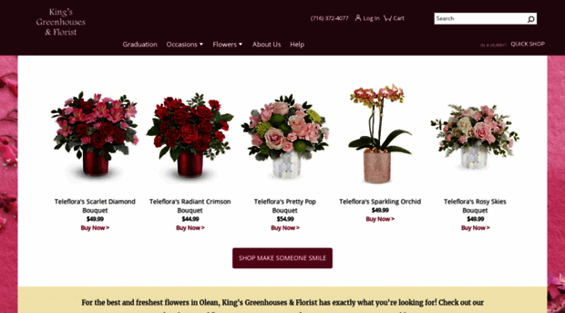 kingsgreenhouseandflorist.com