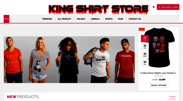kingshirtstore.com
