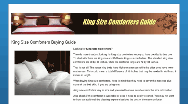 kingsizecomfortersguide.com