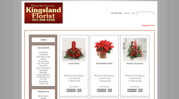 kingslandflorist.net
