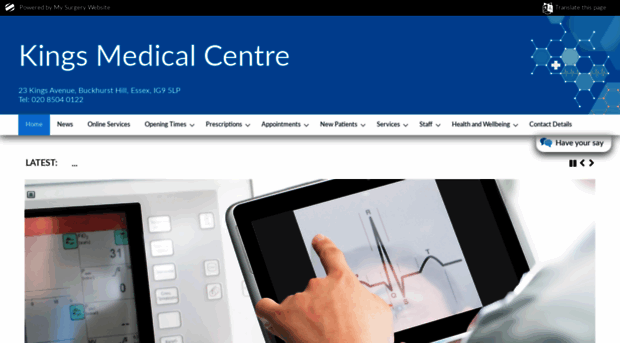 kingsmedicalcentre.co.uk