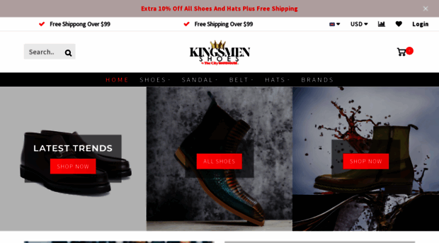 kingsmenshoes.com