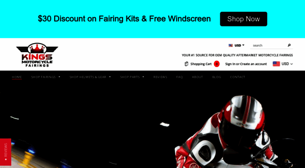 kingsmotorcyclefairings.com