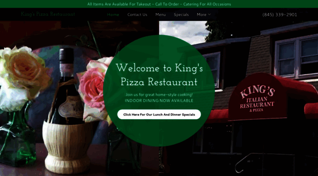 kingspizzarestaurant.com