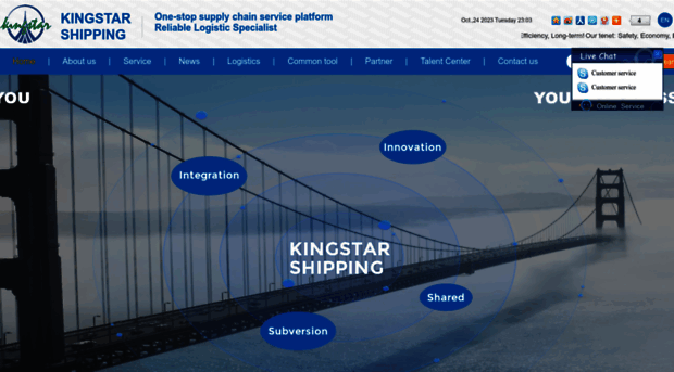 kingstarshipping.com