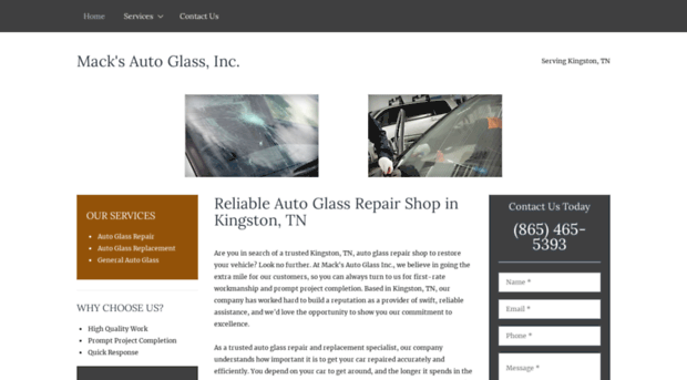 kingstonautoglassrepairs.com