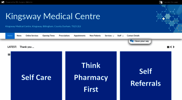 kingswaymedicalcentre.co.uk