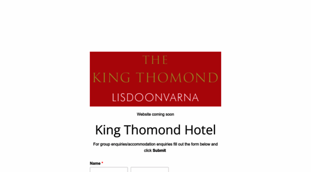 kingthomondhotel.com