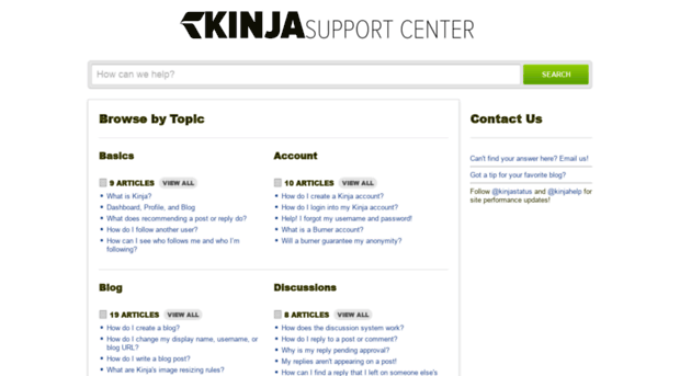 kinja.desk.com