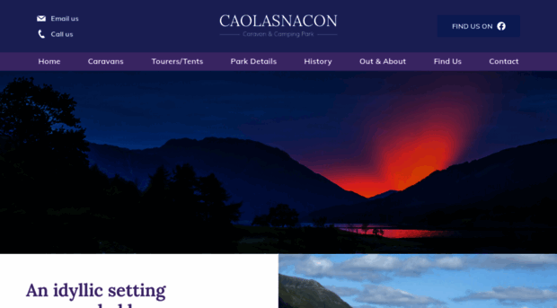 kinlochlevencaravans.com