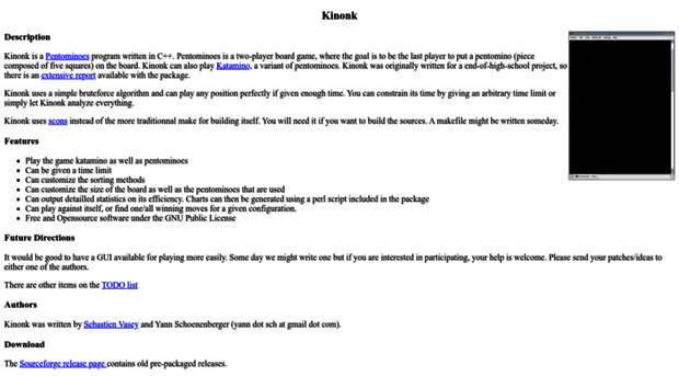 kinonk.sourceforge.net