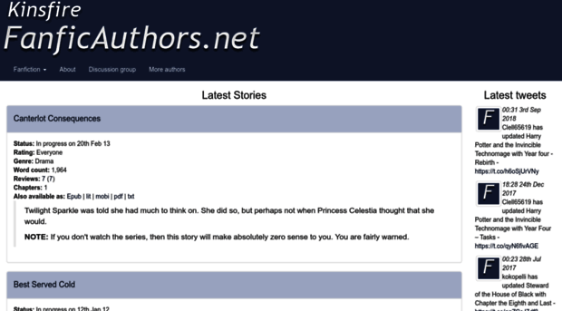 kinsfire.fanficauthors.net