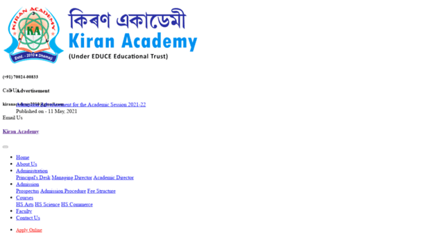 kiranacademydmj.in