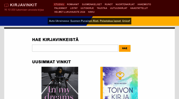 kirjavinkit.fi