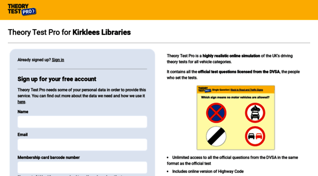 kirklees.theorytestpro.co.uk